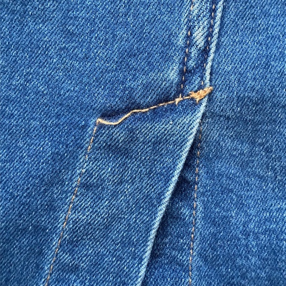 GAP Classic Denim Midi Skirt in Blue Size 14 Tall - Picture 11 of 13